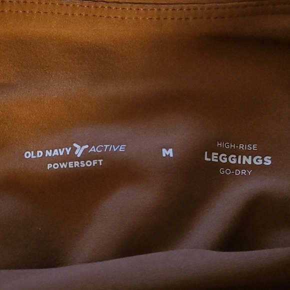 Medium brown, old navy leggings. - Picture 4 of 7